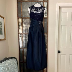 RICKIE FREEMAN FOR TERI JON EVENING GOWN  WORN ONE TIME!!!